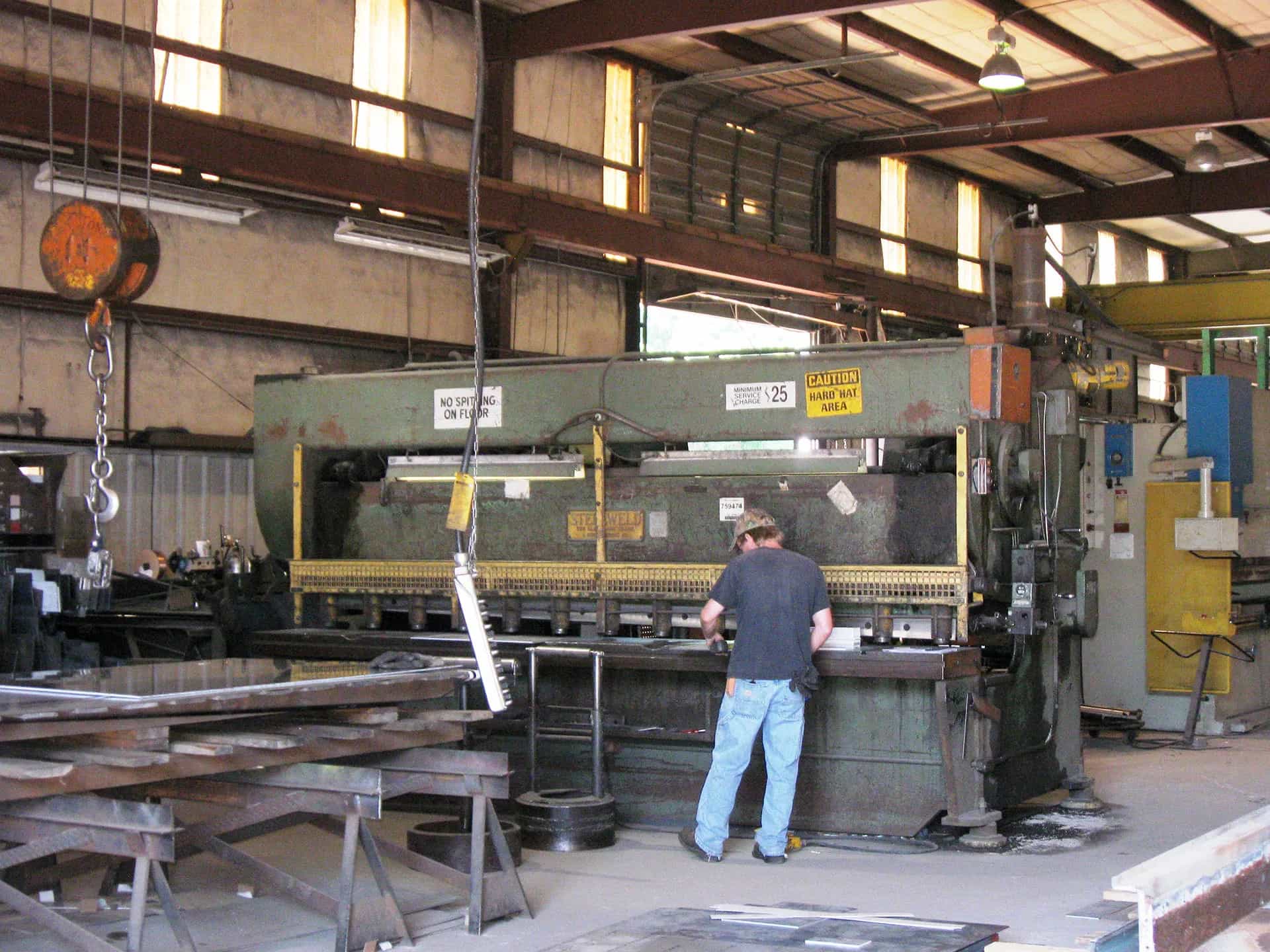 It takes time to build up the industrial equipment, machinery, and metal inventory that we have, which is why few other companies can do what we do.